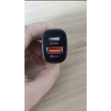 Tẩu sạc nhanh ô tô 38w cho 2 thiết bị đồng thời điện thoại máy tính bảng Samsung I- Phone Sony LG...