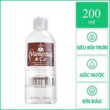 Chất bôi trơn Vanessa & Co Nhật Bản 200ml – Gốc nước dịu nhẹ, trơn mượt tự nhiên