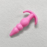 Dụng cụ kích thích hậu môn Silicone mềm mại nhỏ nhắn Plug Silicone