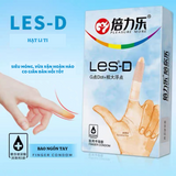 Bao Cao Su Ngón Tay Les-D Beilile, nóng ấm có gai - Hộp 8 Cái