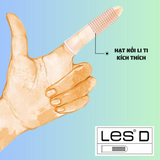 Bao Cao Su Ngón Tay Les-D Beilile, nóng ấm có gai - Hộp 8 Cái