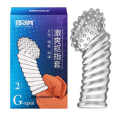 Bao Cao Su Ngón Tay Dài Aichao G-spot 2 - Gai Nổi Lớn - Hộp 1 Cái