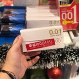 Bao Cao Su Sagami Original 0.01 Siêu Mỏng - 1 Hộp 5 Chiếc