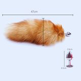 Đuôi cáo kích thích hậu môn inox Meos