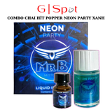 Combo Popper Neon Party Xanh Dạ Quang 40ml + 10ml