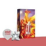 Bao Cao Su OLO Gai Dọc Thân (1 Bcs Gai + 1 Bi Silicon), Bcs Siêu Mỏng 0.03mm