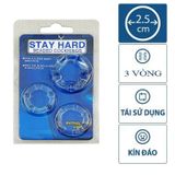 Bộ 3 vòng đeo Stay Hard hỗ trợ kéo dài thời gian cho nam 292036