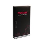 Bao cao su siêu mỏng kéo dài thời gian Power Men 0.02 Infinity