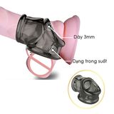 Khóa Dương Vật Silicone Tăng Độ Cứng Và Chống Xuất Tinh Sớm Hiệu Quả Cho Nam
