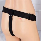 Dương vật giả dây đeo cho Les Ultra Passionate Harness có rung, Đồ Chơi Lesbian
