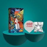 Bao Cao Su OLO Gai Râu Vảy Có Bi Silicon - Siêu Mỏng 0.01 - Nhiều Gel Boi Tron