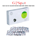 Bao Cao Su Sagami Exceed 2000 Siêu Mỏng Nhật Bản - Hộp 12 Cái