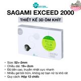 Bao Cao Su Sagami Exceed 2000 Siêu Mỏng Nhật Bản - Hộp 12 Cái