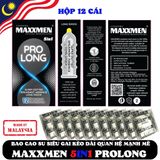 Bao cao su MAXXMEN 5in1 PROLONG Kéo dài thời gian, Gân gai, Siêu mỏng