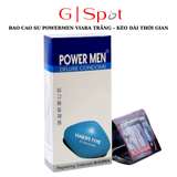 Bao Cao Su Lâu Ra Power Men Viara Trắng – Siêu Mỏng Nhiều Gel Kéo Dài Thời Gian - Hộp 12 Cái