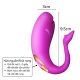 Trứng rung 10 chế độ ManNuo Little WhaleHana
