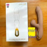 Dương Vật Giả Leten Thusting Vibrator Rung Thụt Đa Năng _Kết Hợp Lưỡi Liếm Uấn Cong Rung Cưc Mạnh