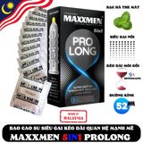 Bao Cao Su Cao Cấp Maxman 5in1 Prolong – Kéo Dài Thời Gian – Gai Lớn Hộp 12 Cái 666905