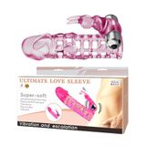 Bao cao su đôn dên rung Baile Hoa hồng 327599