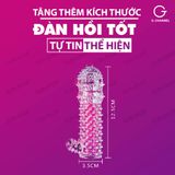 Bao cao su đôn dên Baile Crytal Sleeve 327746