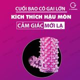 Bao cao su đôn dên Baile Crytal Sleeve 327746