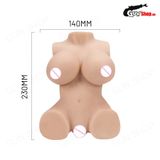 Búp bê tình dục nữ bán thân silicon trần cao cấp mềm mịn SCD S1 2kg 327940