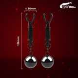 Kẹp vú kích thích đầu ti Chisa Sins Inquisition Playful Weighted Nipple Clamps.