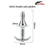 Phích inox cắm hậu môn Anal Plug Stainless 10 329249