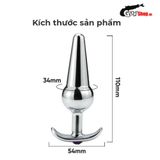Phích inox cắm hậu môn Anal Plug Stainless 11 329391