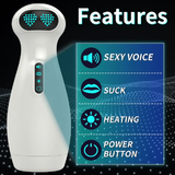 Âm Đạo Giả Cute Robot Bú Hút Co Thắt Tự Động