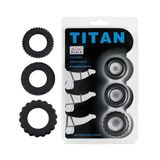 Bộ 3 Vòng Đeo Dương Vật Titan Cao Cấp 331699