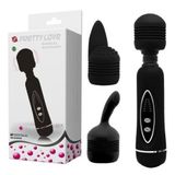 Máy Massage Đa Năng 3 Đầu Thay Thế, 20 Chế Độ Rung