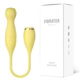 Trứng Rung Hai Đầu Mini Hình Mèo 10 Chế Độ Rung