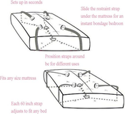 Đồ Chơi BDSM Dây Trói 4 Góc