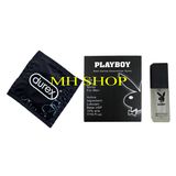 Combo kéo dài mini tiện lợi bao cao su durex 1 chiếc tặng lọ xịt anh 5ml playboy