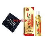 Combo kéo dài cao cấp 1 cái bcs durex tặng 1 chai xịt nhật naskic ổn định hiệu quả