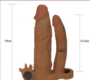 Bao Cao Su Rung 2 Đầu LoveToy Double Penis LV314101