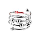  Đồ Chơi BDSM Bạo Dâm Vòng Bi Inox Xoắn Ốc