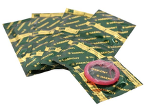 Hộp 10 bao cao su siêu mỏng tiết họa hình lưới okamoto harmony vibra ribbed