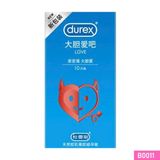 Bao cao su Durex Love mỏng nhẹ hương vani Hộp 10 cái