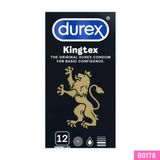 Bao cao su Durex Kingtex ôm sát Hộp 12 cái
