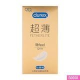 Bao cao su Durex Fetherlite Closefit siêu mỏng ôm khít Hộp 12 cái