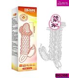 Bao cao su Aichao dài 14cm có rung đầu trơn thân vân vảy rồng