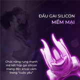 Vòng đeo Durex Vibrating Ring kéo dài thời gian có rung đa chế độ dùng pin 335797