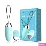 Trứng rung LiLo Vibrator điều khiển từ xa 10 chế độ rung dùng pin màu xanh