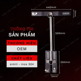 Đồ chơi BDSM còng tay xích cổ có cây giữ cố định