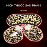 Đồ chơi BDSM bịt mắt trói tay da báo