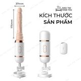 Dương vật giả dính tường Dibe Cyclone Fire rung thụt đa chế độ điều khiển từ xa dùng sạc