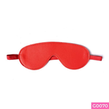 Đồ chơi BDSM bịt mắt da màu đỏ