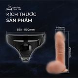Dương vật giả dính tường Baile Thunder Up có bìu rung thụt xoay ngoáy đa chế độ dùng pin